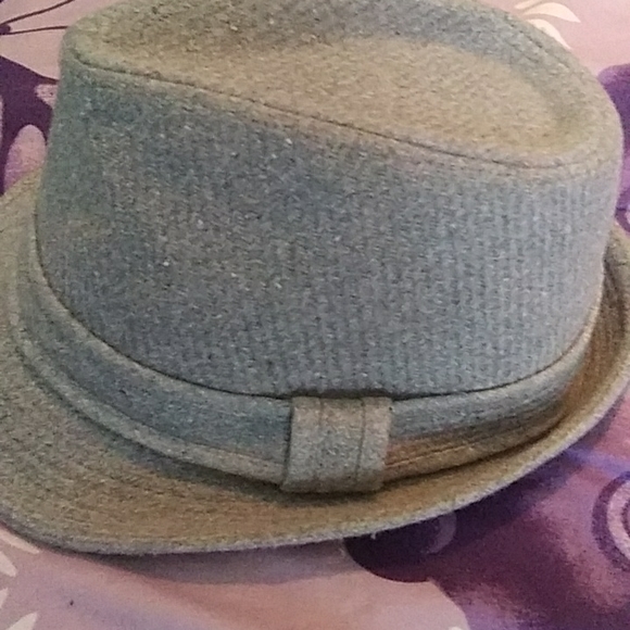 🚨Final Sale Firm Offer No Further Price Drops🚨 Roaman’s Grey Pinstriped Fedora - Picture 6 of 7